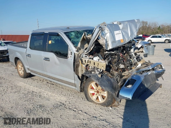 2017 Ford F-150 XL with VIN 1FTEW1C84HKD44717, listed as a IAAI auction lot 41656504 with 102,000 mi miles and . Bid and sale history available at DreamBid. Image 1.