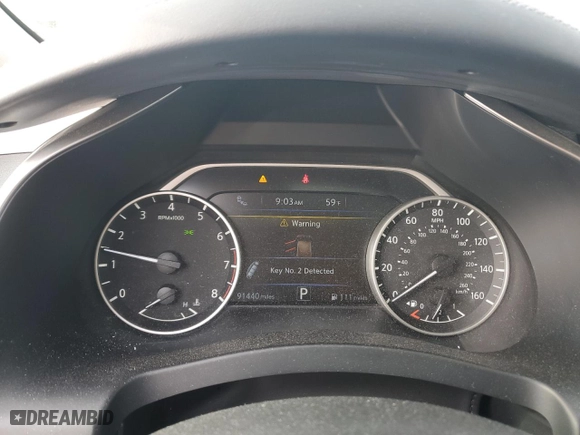 2015 Nissan Murano SV with VIN 5N1AZ2MG9FN212061, listed as a Copart auction lot 51093525 with 91,440 mi miles and Salvage Title. Bid and sale history available at carsss.com. Image 9.