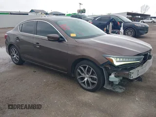2019 Acura ILX w/Premium Pkg with VIN 19UDE2F76KA013692, listed as a IAAI auction lot 41915765 with 128,774 mi miles. Bid and sale history available at carsss.com. Image 1.