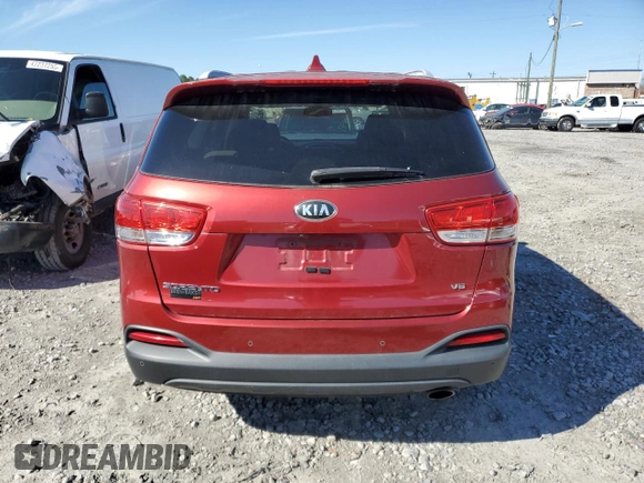 2016 Kia Sorento LX with VIN 5XYPG4A56GG115895, listed as a Copart auction lot 45553475 with 100,066 mi miles and Clean Title. Bid and sale history available at carsss.com. Image 6.
