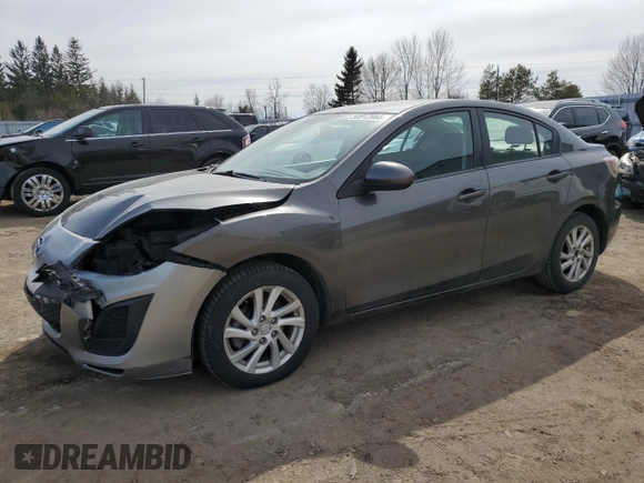 2012 Mazda 3 i Sport with VIN JM1BL1UFXC1577881, listed as a Copart auction lot 50912085 with 230,436 mi miles and Salvage Title. Bid and sale history available at DreamBid. Image 1.