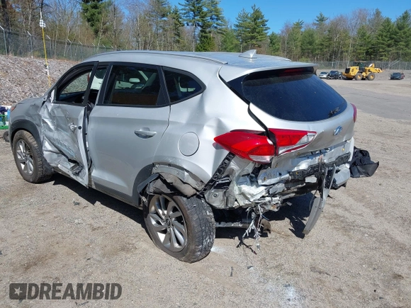2018 Hyundai Tucson SEL with VIN KM8J3CA42JU771483, listed as a IAAI auction lot 42159936 with 91,604 mi miles and . Bid and sale history available at DreamBid. Image 3.