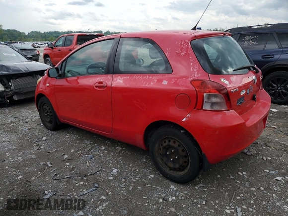 2007 Toyota Yaris with VIN JTDJT923575071926, listed as a Copart auction lot 55469885 with 185,234 mi miles and Clean Title. Bid and sale history available at carsss.com. Image 2.