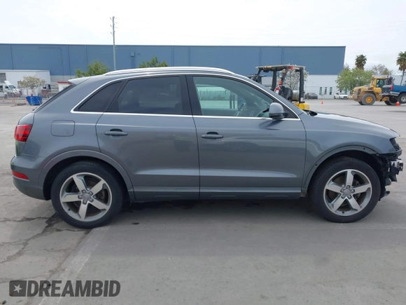 2015 Audi Q3 Premium Plus with VIN WA1EFCFSXFR009768, listed as a IAAI auction lot 41974476 with 53,013 mi miles and . Bid and sale history available at DreamBid. Image 14.