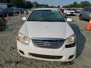 2008 Kia Spectra EX with VIN KNAFE121585527082, listed as a Copart auction lot 69188664 with 201,871 mi miles and Salvage Title. Bid and sale history available at carsss.com. Image 5.