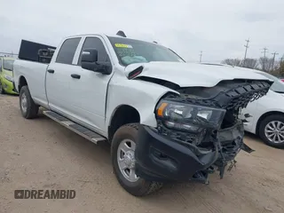 2023 Ram 2500 Tradesman with VIN 3C6UR5HJ2PG631377, listed as a IAAI auction lot 41707652 with 38,564 mi miles. Bid and sale history available at carsss.com. Image 1.