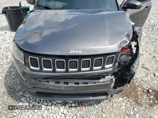 2020 Jeep Compass Latitude with VIN 3C4NJCBB6LT235383, listed as a Copart auction lot 61359355 with Not provided miles and Salvage title. Bid and sale history available at DreamBid. Image 12.