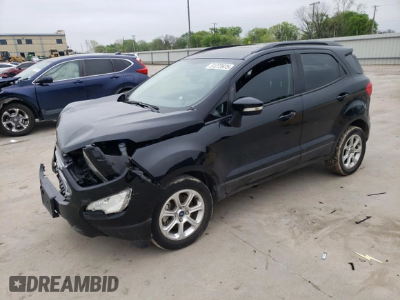 2019 Ford EcoSport SE z VIN MAJ3S2GE5KC263273, wystawiony jako Copart lot #51275975 z przebiegiem 125 131 mil mil oraz Szkoda całkowita • Salvage title. Historia ofert i sprzedaży dostępna na DreamBid. Obrazek 1.