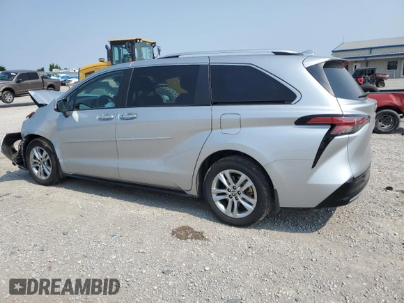 2022 Toyota Sienna Limited with VIN 5TDZRKEC4NS129438, listed as a Copart auction lot 59121405 with 42,756 mi miles and Salvage title. Bid and sale history available at DreamBid. Image 2.