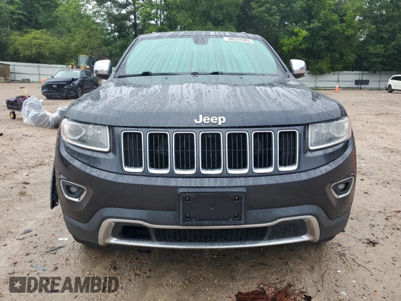 2014 Jeep Grand Cherokee Limited with VIN 1C4RJFBG2EC233725, listed as a Copart auction lot 58524505 with 216,798 mi miles and Salvage title. Bid and sale history available at DreamBid. Image 5.