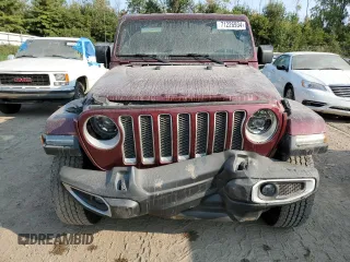 2022 Jeep Wrangler Unlimited Sahara Altitude with VIN 1C4HJXEG6NW117231, listed as a Copart auction lot 71226934 with 36,897 mi miles and Clean title. Bid and sale history available at DreamBid. Image 5.