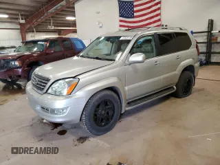 2004 Lexus GX 470 z VIN JTJBT20X540057323, wystawiony jako Copart lot #57626135 z przebiegiem Nie podano mil oraz Czysty tytuł • Clean title. Historia ofert i sprzedaży dostępna na DreamBid. Obrazek 1.