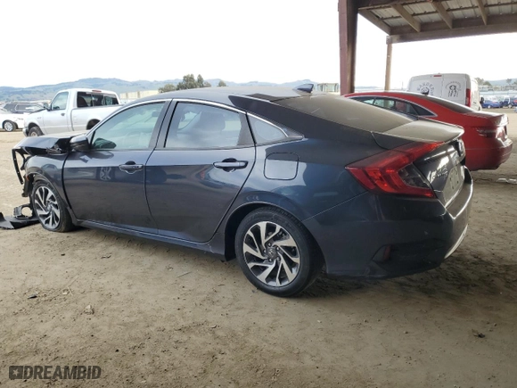 2018 Honda Civic Sedan EX with VIN 2HGFC2F70JH550900, listed as a Copart auction lot 44810715 with 146,198 mi miles and Salvage Title. Bid and sale history available at carsss.com. Image 2.