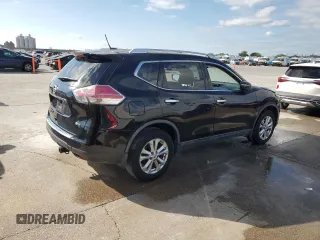 2015 Nissan Rogue SV with VIN KNMAT2MTXFP508634, listed as a Copart auction lot 52416055 with 143,703 mi miles and Salvage Title. Bid and sale history available at carsss.com. Image 3.