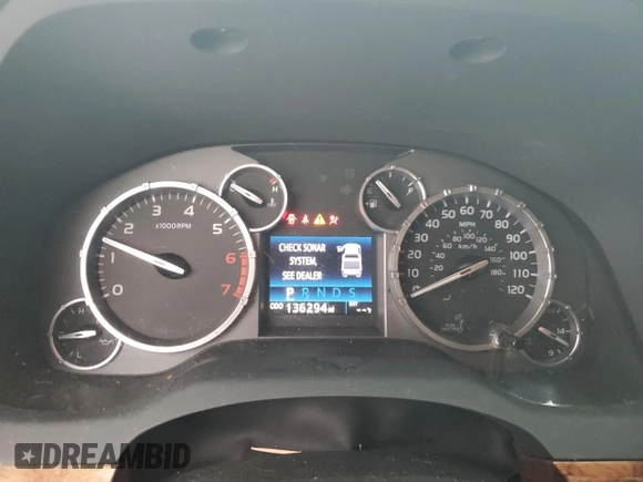 2017 Toyota Tundra 2WD Platinum with VIN 5TFGW5F16HX227271, listed as a Copart auction lot 70784444 with 136,294 mi miles and Salvage Title. Bid and sale history available at carsss.com. Image 9.