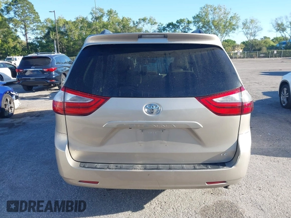 2017 Toyota Sienna LE Auto Access Seat with VIN 5TDKZ3DC5HS786195, listed as a IAAI auction lot 41829226 with 138,047 mi miles. Bid and sale history available at carsss.com. Image 16.