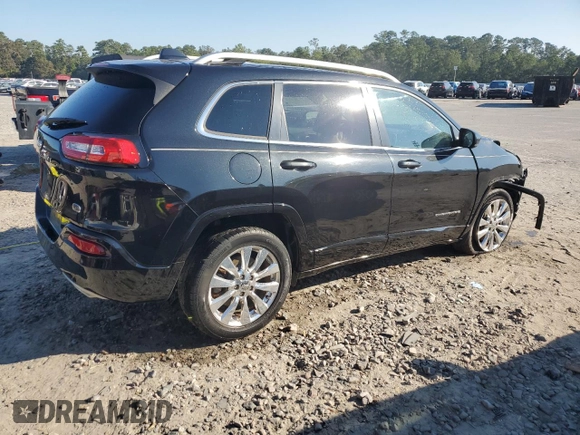 2016 Jeep Cherokee Overland with VIN 1C4PJLJS9GW297855, listed as a Copart auction lot 74024414 with 163,578 mi miles and Salvage title. Bid and sale history available at DreamBid. Image 3.