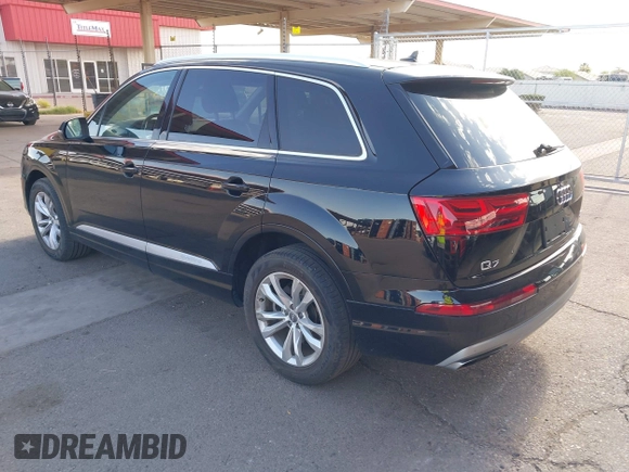 2017 Audi Q7 Premium Plus with VIN WA1LAAF75HD047107, listed as a IAAI auction lot 42056200 with 94,696 mi miles. Bid and sale history available at carsss.com. Image 3.
