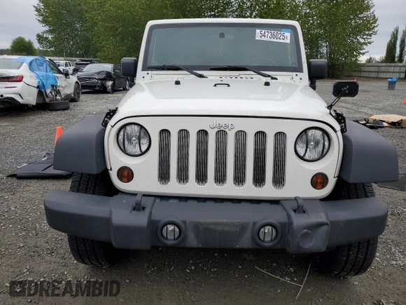 2010 Jeep Wrangler Sport with VIN 1J4AA2D12AL130050, listed as a Copart auction lot 54736025 with 48,262 mi miles and Salvage Title. Bid and sale history available at carsss.com. Image 5.
