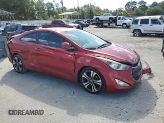 2014 Hyundai Elantra Coupe with VIN KMHDH6AH8EU029579, listed as a Copart auction lot 76480534 with 210,631 mi miles and Salvage Title. Bid and sale history available at carsss.com. Image 4.