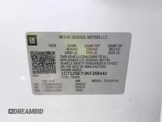 2019 GMC Sierra 2500HD Denali z VIN 1GT12SEY3KF269442, wystawiony jako IAAI lot #42231991 z przebiegiem 75 172 mil mil oraz . Historia ofert i sprzedaży dostępna na DreamBid. Obrazek 9.