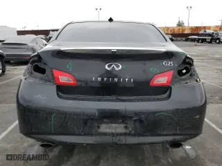 2012 Infiniti G25 Sedan Journey with VIN JN1DV6AP9CM700021, listed as a Copart auction lot 43631315 with 133,822 mi miles and Salvage Title. Bid and sale history available at carsss.com. Image 6.