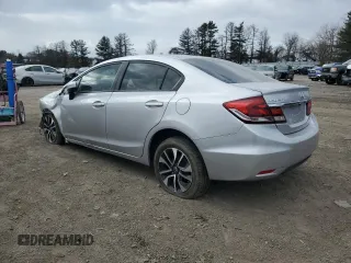 2015 Honda Civic Sedan LX with VIN 19XFB2F55FE202125, listed as a Copart auction lot 82158514 with 0 mi miles and Salvage Title. Bid and sale history available at carsss.com. Image 2.