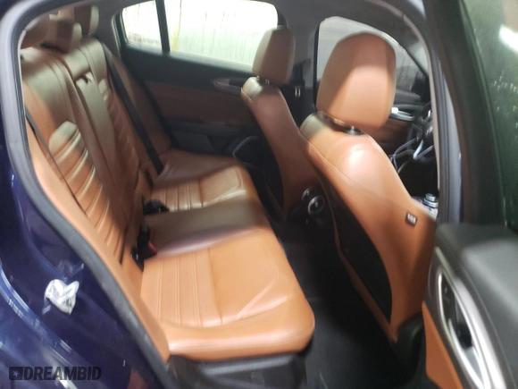 2017 Alfa Romeo Giulia Ti with VIN ZARFAEENXH7560576, listed as a Copart auction lot 87955065 with 95,768 mi miles and Salvage Title. Bid and sale history available at carsss.com. Image 10.