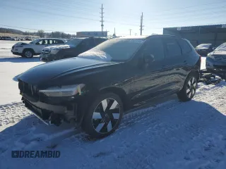 2024 Volvo XC60 Recharge Plug-In Hybrid Plus Dark Theme with VIN YV4H60DL4R1823668, listed as a Copart auction lot 42551755 with 910 mi miles and Salvage Title. Bid and sale history available at carsss.com. Image 1.