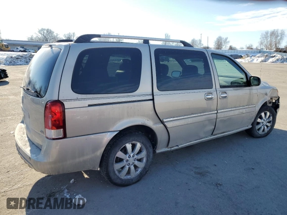 2007 Buick Terraza CXL with VIN 5GADV33157D212633, listed as a Copart auction lot 88350445 with 172,005 mi miles and Salvage Title. Bid and sale history available at DreamBid. Image 3.