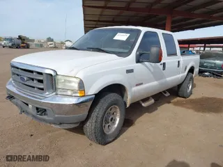 2004 Ford Super Duty F-250 XL with VIN 1FTNW21P54EC54548, listed as a IAAI auction lot 41722979 with 214,043 mi miles. Bid and sale history available at carsss.com. Image 2.
