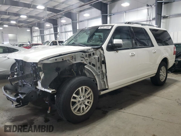 2014 Ford Expedition EL Limited with VIN 1FMJK2A50EEF21049, listed as a Copart auction lot 62701144 with 185,810 mi miles and Salvage Title. Bid and sale history available at carsss.com. Image 1.