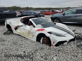 2020 Chevrolet Corvette 3LT with VIN 1G1Y82D43L5101442, listed as a Copart auction lot 70041624 with 0 mi miles and Salvage Title. Bid and sale history available at carsss.com. Image 4.