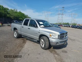 2008 Dodge 1500 SLT with VIN 1D7HU18268S543913, listed as a IAAI auction lot 42233740 with 186,114 mi miles and . Bid and sale history available at DreamBid. Image 1.