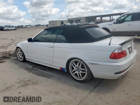 2004 BMW 3 Series 330Ci with VIN WBABW53414PL42912, listed as a Copart auction lot 62610955 with Not provided miles and Clean title. Bid and sale history available at DreamBid. Image 2.