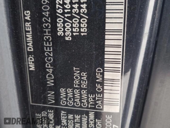 2017 Mercedes-Benz Metris Passenger z VIN WD4PG2EE3H3240959, wystawiony jako Copart lot #79946054 z przebiegiem 96 011 mil mil oraz Szkoda całkowita • Salvage title. Historia ofert i sprzedaży dostępna na DreamBid. Obrazek 13.