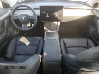 2023 Tesla Model 3 with VIN 5YJ3E1EA1PF468434, listed as a Copart auction lot 74127924 with Not provided miles and Salvage title. Bid and sale history available at DreamBid. Image 8.