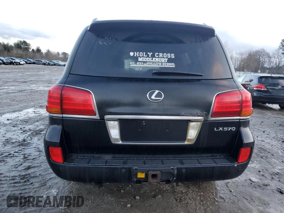 2011 Lexus LX 570 with VIN JTJHY7AXXB4083008, listed as a Copart auction lot 43342075 with 373,162 mi miles and Clean Title. Bid and sale history available at DreamBid. Image 6.