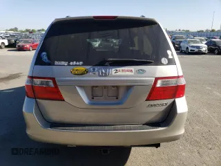 2005 Honda Odyssey EX-L with VIN 5FNRL38735B079366, listed as a Copart auction lot 53980645 with 241,156 mi miles and Salvage Title. Bid and sale history available at carsss.com. Image 6.
