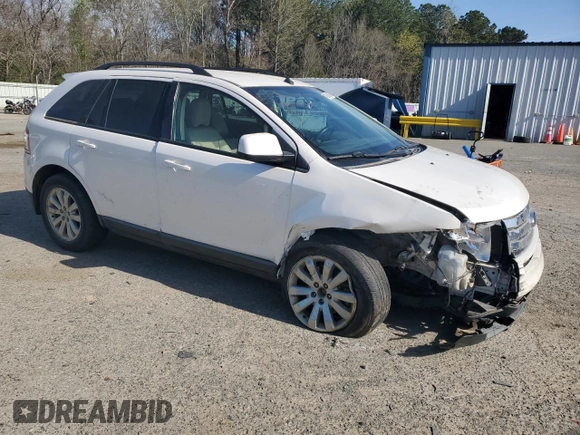 2010 Ford Edge SEL with VIN 2FMDK3JC6ABA61063, listed as a Copart auction lot 49240545 with 154,785 mi miles and Salvage Title. Bid and sale history available at carsss.com. Image 4.