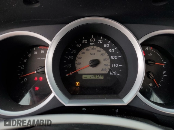 2010 Toyota Tacoma with VIN 5TEPX4EN6AZ686553, listed as a Copart auction lot 80257234 with 148,788 mi miles and Salvage title. Bid and sale history available at DreamBid. Image 9.