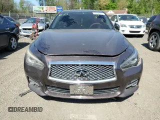 2015 Infiniti Q50 Premium with VIN JN1BV7AP0FM339781, listed as a Copart auction lot 53658315 with 179,703 mi miles and Salvage Title. Bid and sale history available at carsss.com. Image 5.