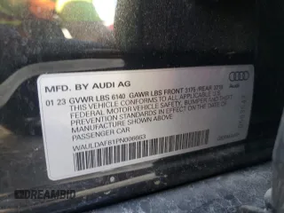 2023 Audi A8 with VIN WAULDAF81PN006663, listed as a Copart auction lot 78495264 with 22,674 mi miles and Salvage Title. Bid and sale history available at carsss.com. Image 12.
