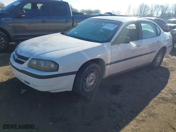 2003 Chevrolet Impala with VIN 2G1WF52E339264945, listed as a IAAI auction lot 41231159 with 166,388 mi miles. Bid and sale history available at carsss.com. Image 2.