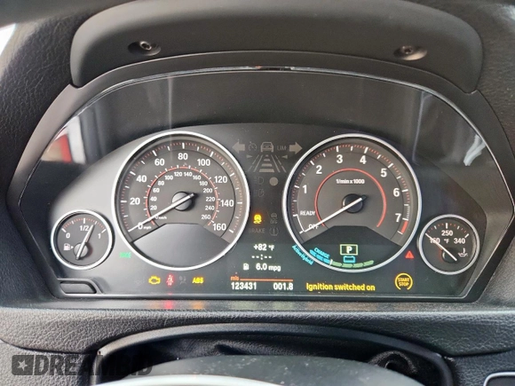 2013 BMW 3 Series ActiveHybrid 3 with VIN WBA3F9C51DF484428, listed as a Copart auction lot 63462075 with 123,431 mi miles and Clean title. Bid and sale history available at DreamBid. Image 9.