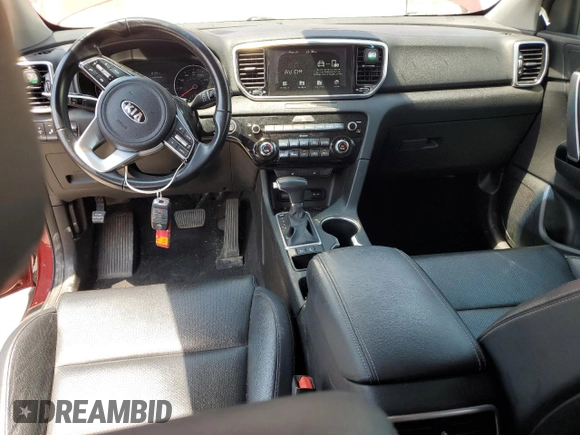 2020 Kia Sportage EX with VIN KNDPNCAC5L7708606, listed as a Copart auction lot 56987605 with 99,018 mi miles and Salvage title. Bid and sale history available at DreamBid. Image 8.