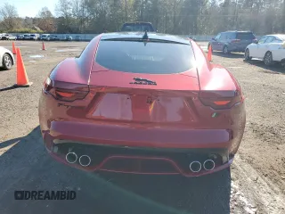 2021 Jaguar F-Type R with VIN SAJD51FE1MCK73529, listed as a Copart auction lot 41490695 with 23,201 mi miles and Salvage Title. Bid and sale history available at DreamBid. Image 6.