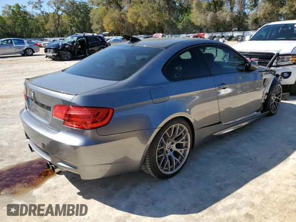 2013 BMW M3 with VIN WBSKG9C59DJ593382, listed as a Copart auction lot 48964105 with 92,853 mi miles and Salvage Title. Bid and sale history available at carsss.com. Image 3.