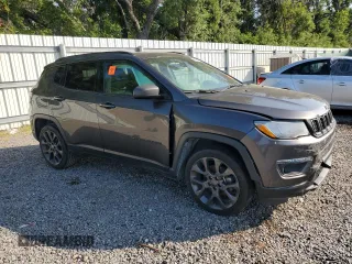 2021 Jeep Compass 80th Anniversary with VIN 3C4NJCEB1MT603899, listed as a Copart auction lot 58084775 with 69,461 mi miles and Non repairable. Bid and sale history available at DreamBid. Image 4.