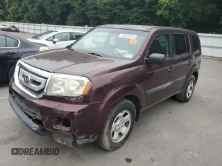 2011 Honda Pilot LX with VIN 5FNYF4H26BB074669, listed as a Copart auction lot 45629745 with Not provided miles and Salvage title. Bid and sale history available at DreamBid. Image 1.